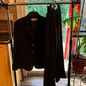 Women’s Tahari Arthur Levine 18 Pinstriped Suit